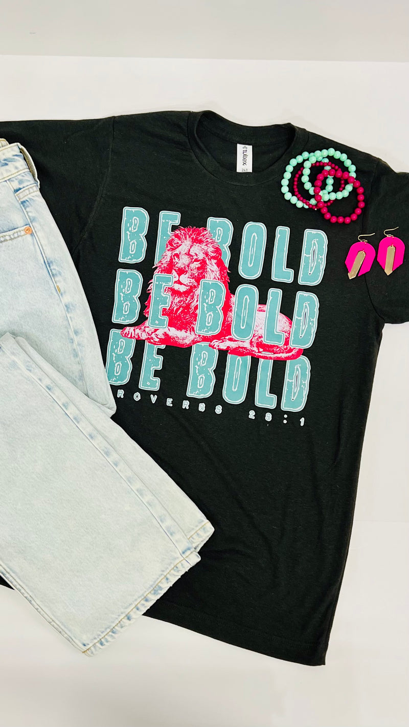 12-Charcoal Gray Be Bold Tee