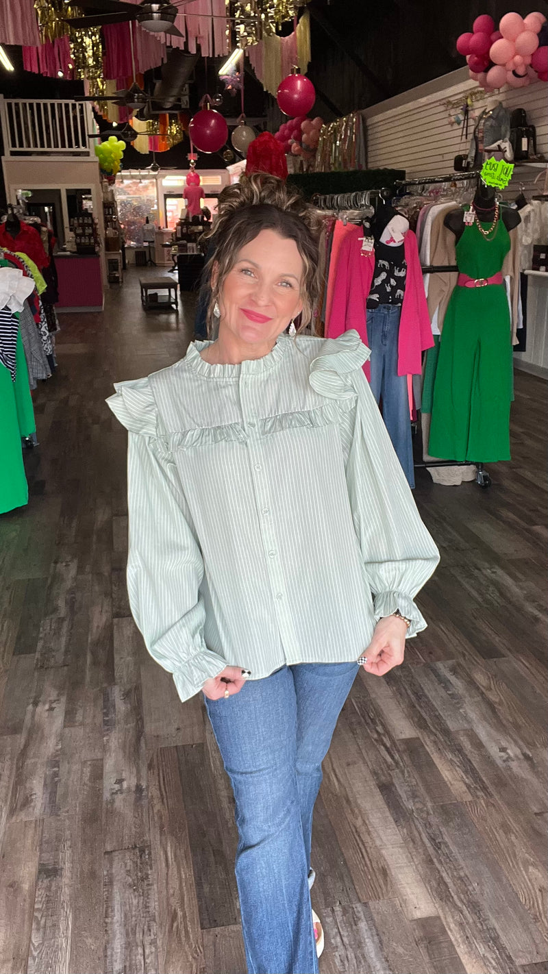3-11091 Sage Tammy Top