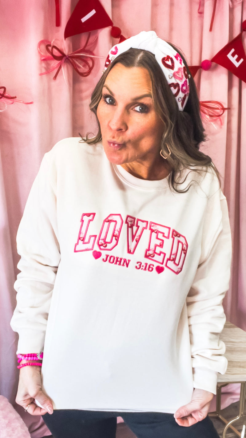 2-John 3:16 Sweatshirt