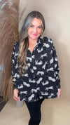 11-9713 Black Carson Blouse