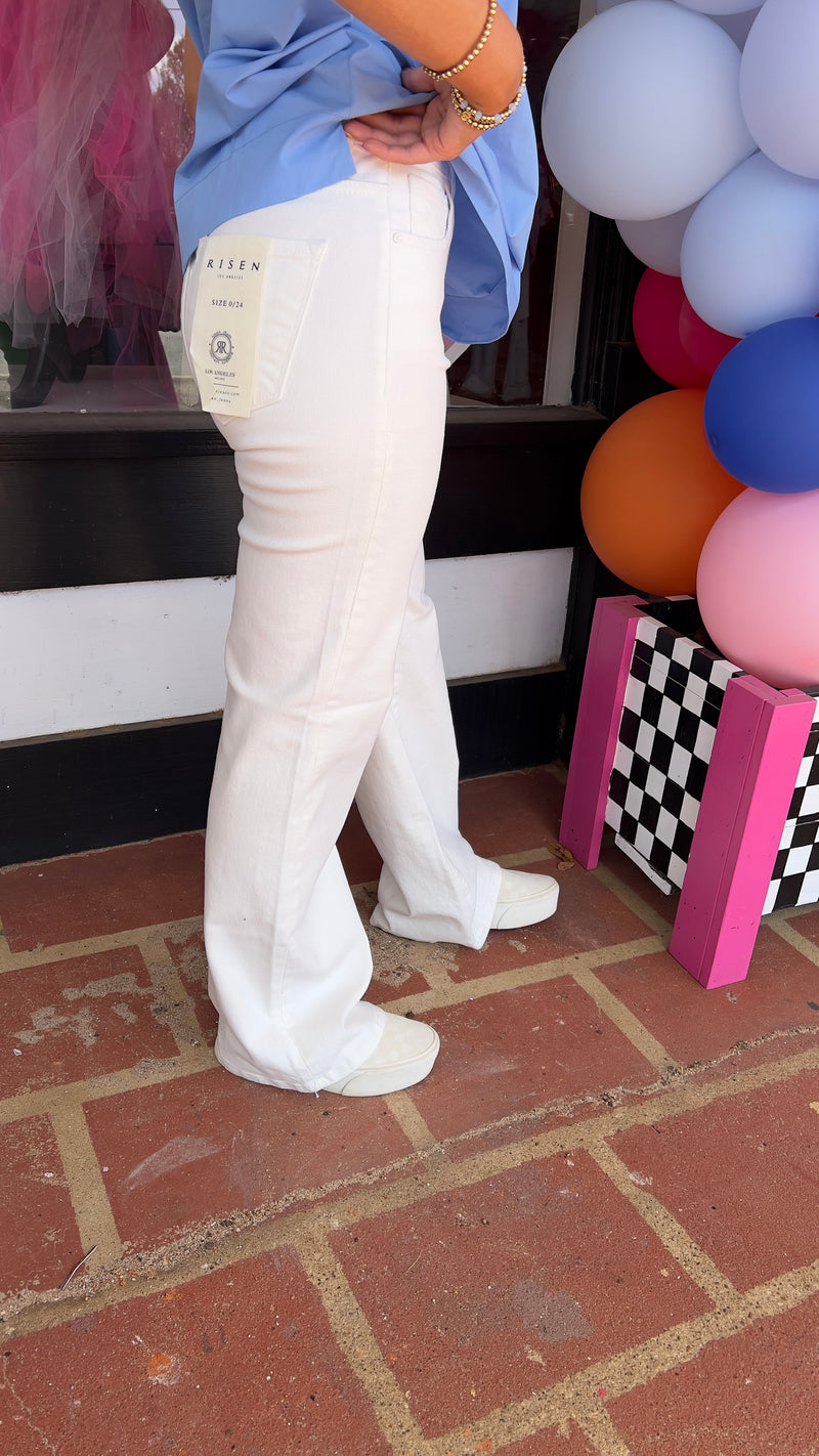 3-5399 White Risen Jeans
