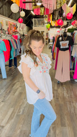 5-8668 Champagne Lainey Top