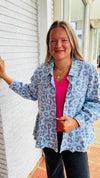 8-10172 Blue Leopard Top
