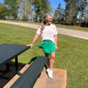 3-1328 Kelly Green Tori Tennis Skirt