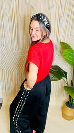 1-8793 Black Pearl Crop Pants
