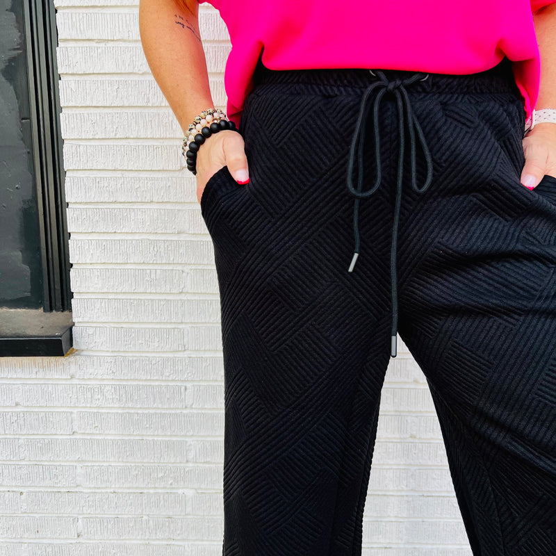 7123P-8 Black Carlie Plus Pants