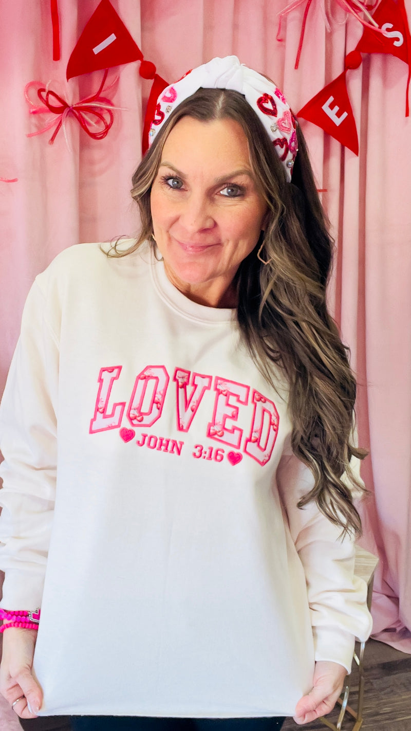 2-John 3:16 Sweatshirt