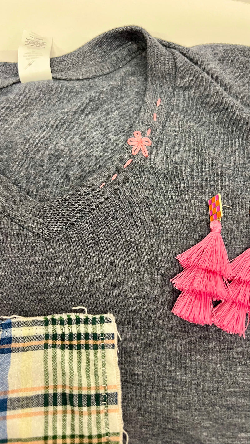 2-Quilted Cross Tee