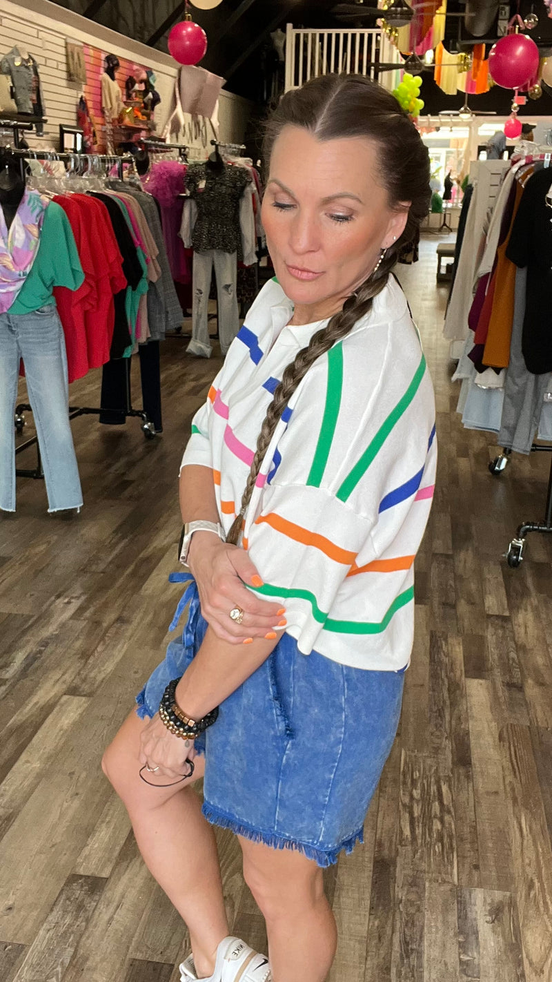 5-82233 Rosie Stripe Top
