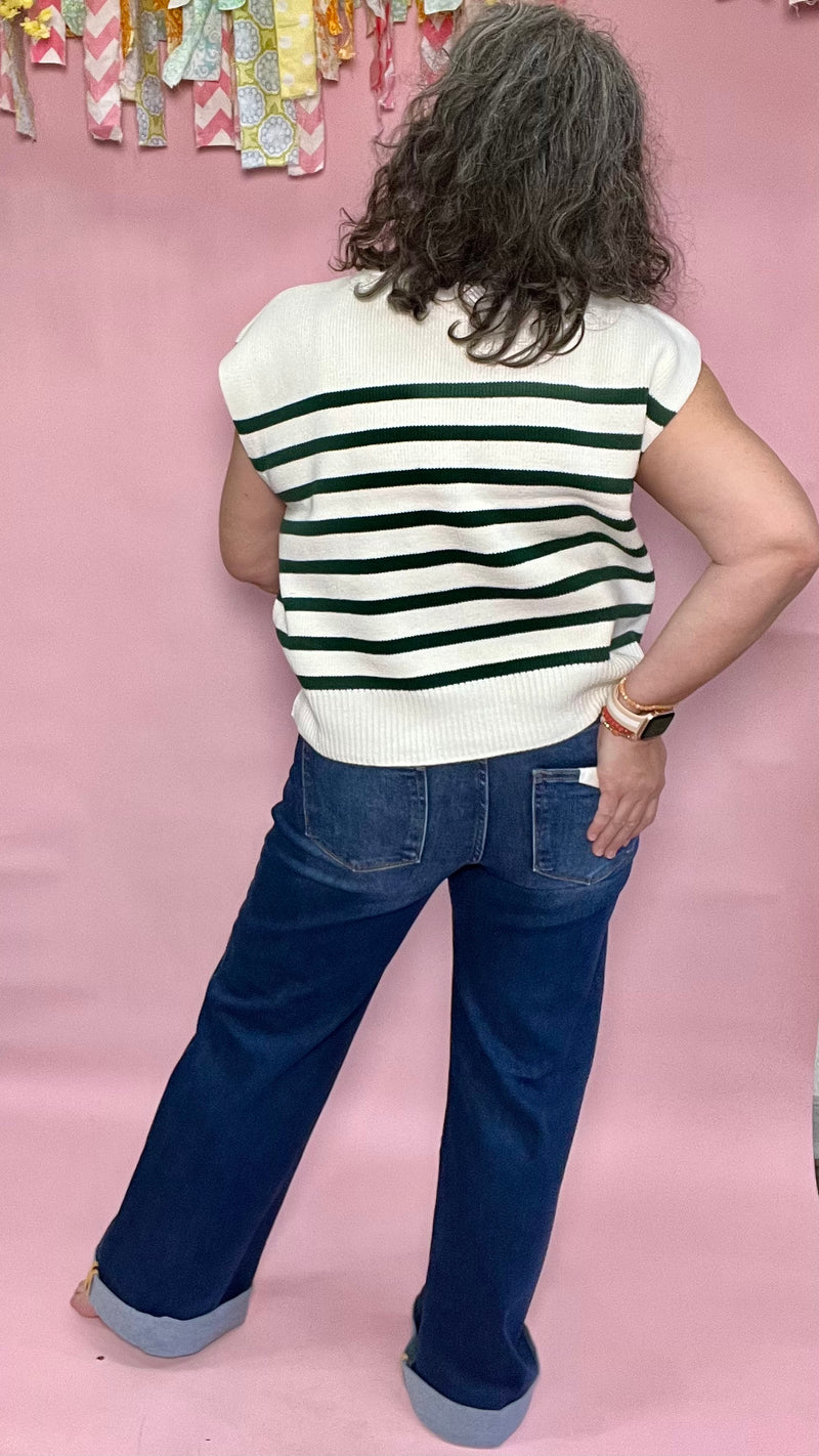 6-21213 Wide Leg  w/cuff Lisa jean