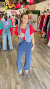 3-9150 Acid Wash Demin Andy Vest