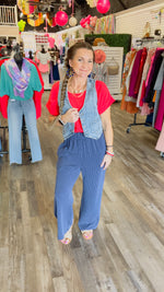 3-9150 Acid Wash Demin Andy Vest