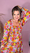 10-7621 Brown Mix Jennifer Dress