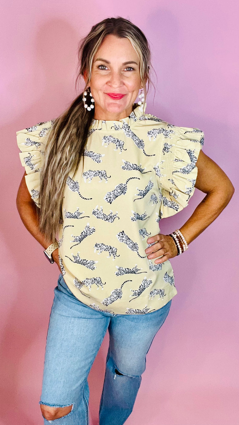 8-11395 Taupe Kambrie Top