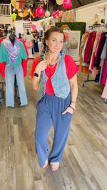 3-9150 Acid Wash Demin Andy Vest