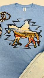 12-Blue Cowboy Tee