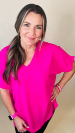 4561 Hot Pink Ruth Top
