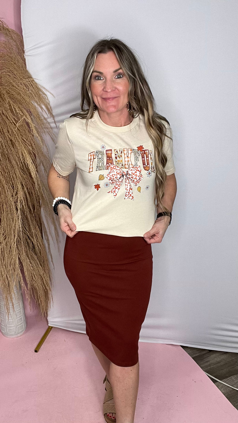 11-4562 Rust Lynn Skirt