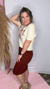 11-4562 Rust Lynn Skirt