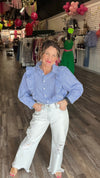 3-11087 Denim Ashley Top