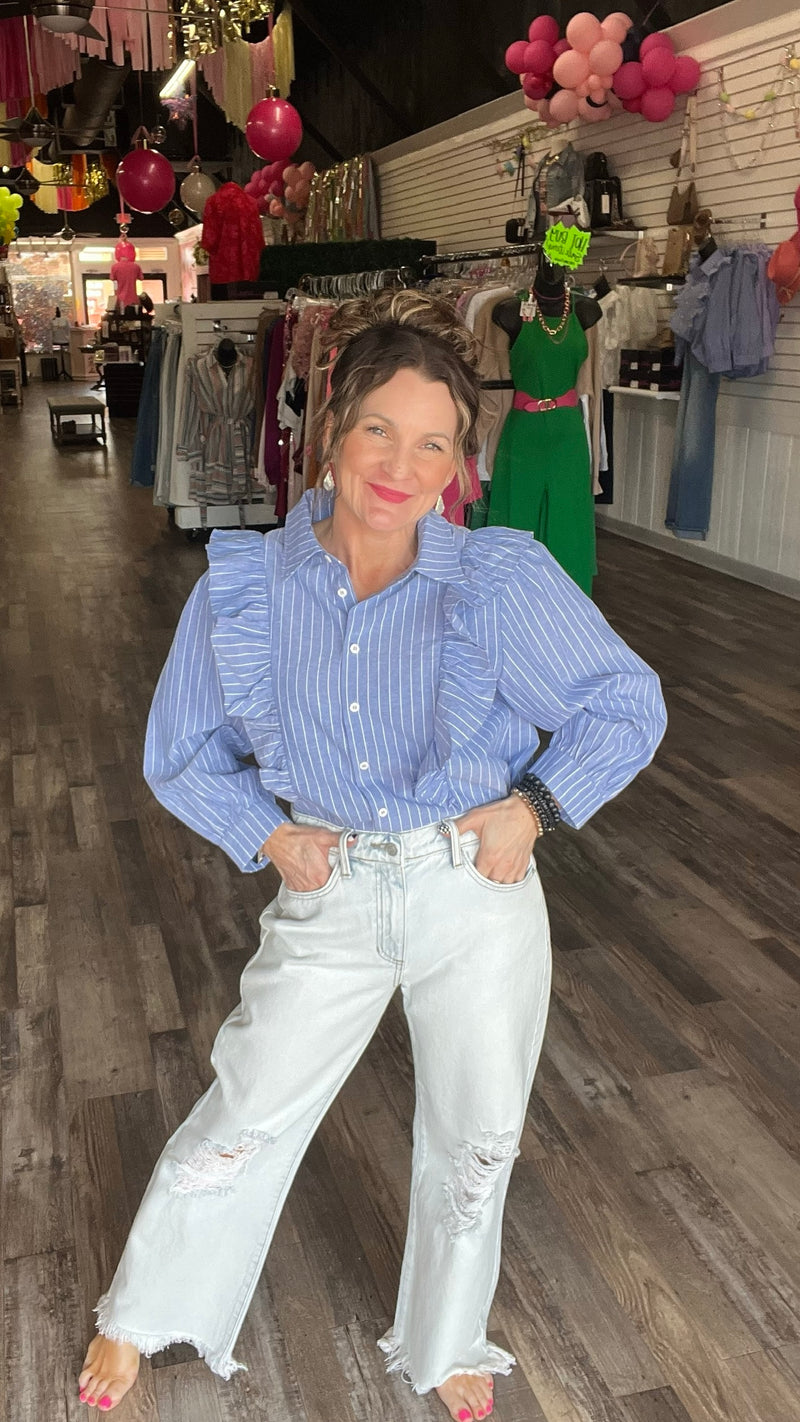 3-11087 Denim Ashley Top