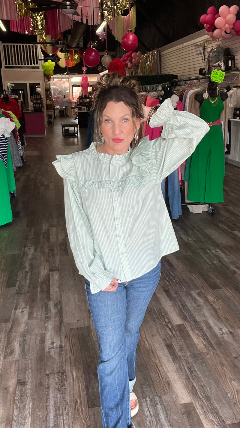 3-11091 Sage Tammy Top