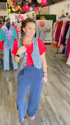 3-9150 Acid Wash Demin Andy Vest