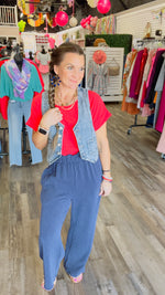 3-9150 Acid Wash Demin Andy Vest