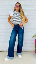 6-21213 Wide Leg  w/cuff Lisa jean