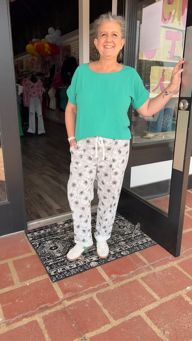 3-10870 Marsha Cropped Pants