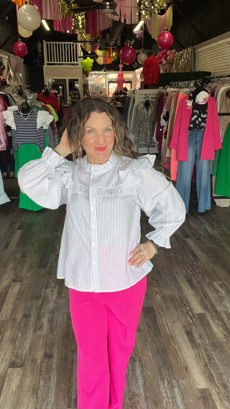 3-11091 Gray Tammy Top