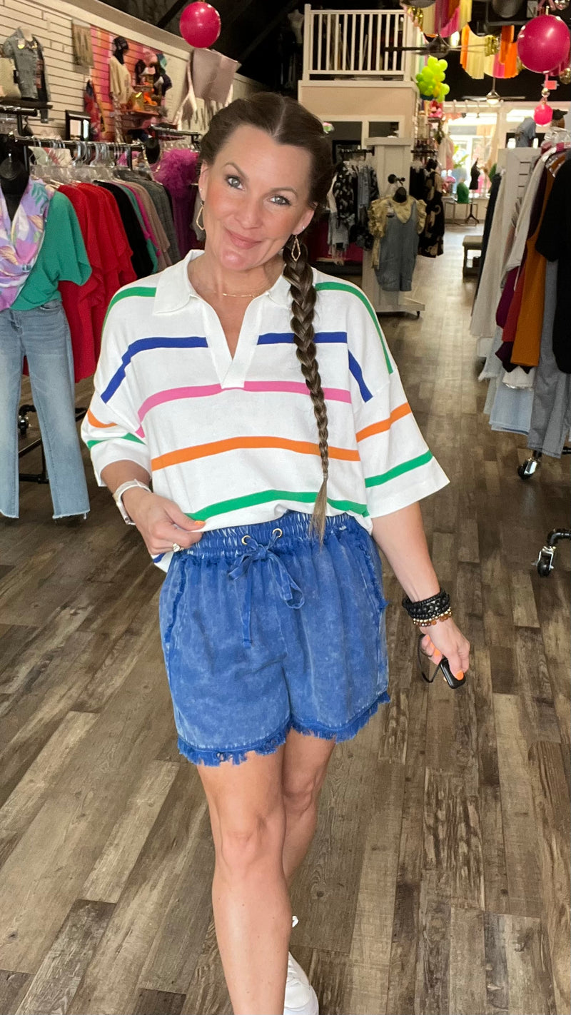 5-82233 Rosie Stripe Top
