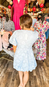 3-7388 Blue Pauline Dress