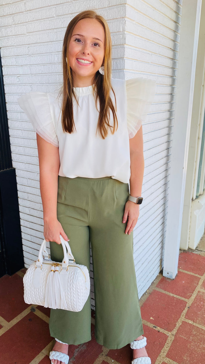 8-8651 Olive Chelsea Pants