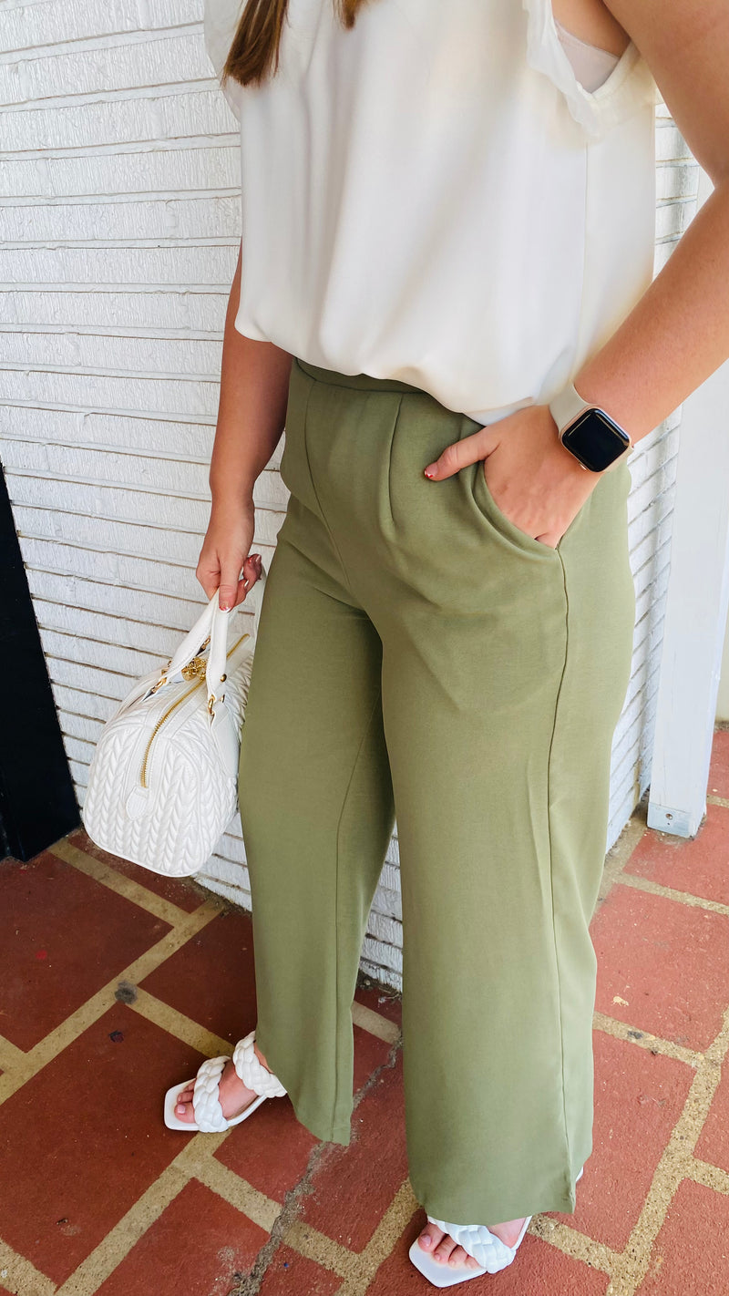 8-8651 Olive Chelsea Pants