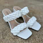 3-Shoe La La Braided Heels