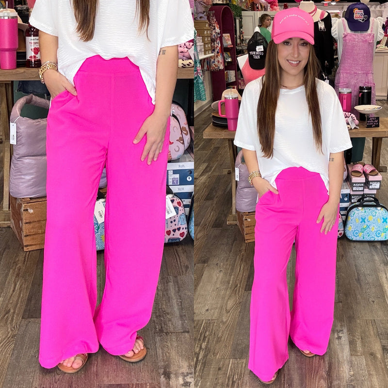 5-8651 Hot Pink Chelsea Pants