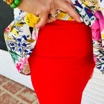 2953-8 Red Addeline Pants