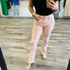 3370-8 Powdery Pink Vervet Jeans