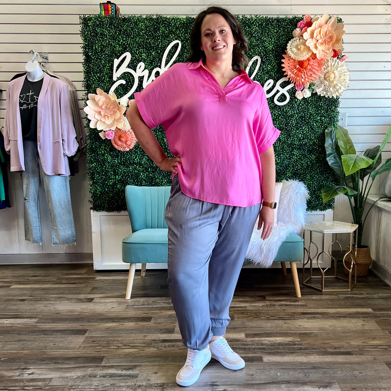 4948-06 Pink Marilyn Blouse