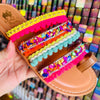2-Vibrant Boho Camel Threads Sandals
