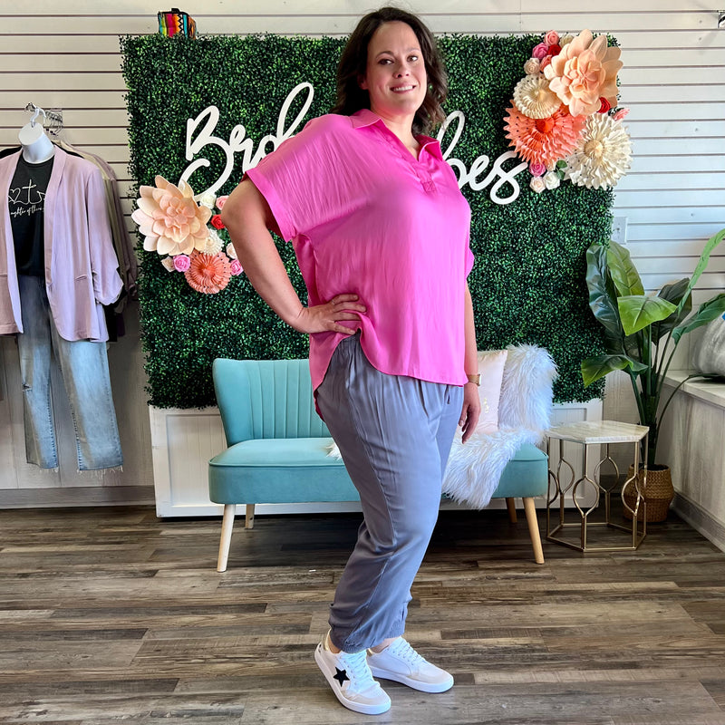 4948-06 Pink Marilyn Blouse