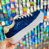 Blue Chunky Glitter Glaring Sneaker