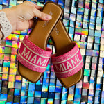 Pink Miami Soda Sandal