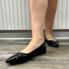 Black Patent Stage Flat Corkys