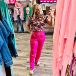 7587-01 Hot Pink Gentry Joggers