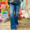 5296 Risen Flare Zig Zag Jeans