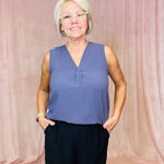 4514 Grey Tilly Top
